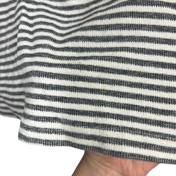 Vintage Surf Style‎ Striped Top Boxy Lace Up Made In USA - Picture 5 of 5